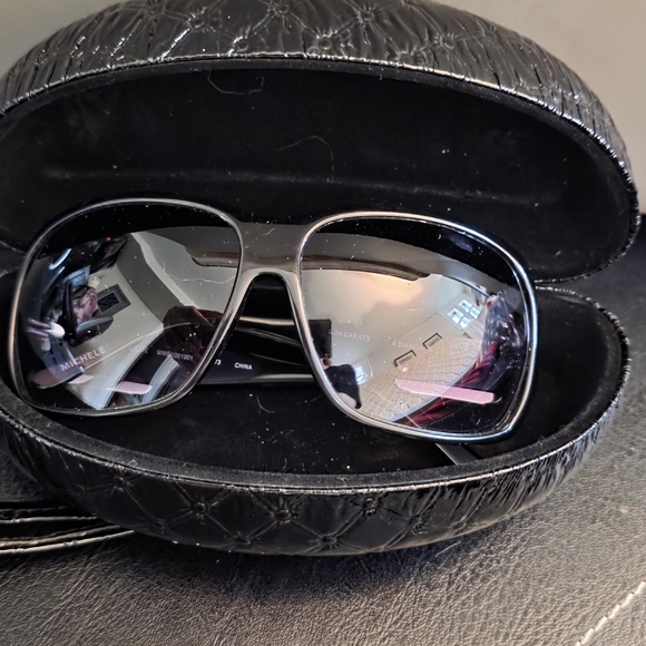 Luxury MICHELE Genuine Diamond Sunglasses - Picture 3 of 10